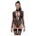 Cottelli - prozirni, remenasti body (crna) - M