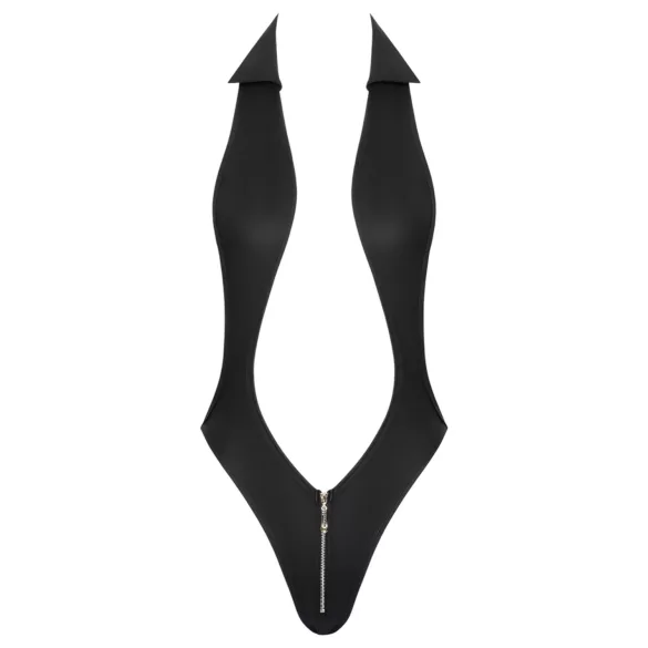 Cottelli Party - seksi body s ovratnikom - crni