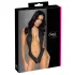 Cottelli Party - seksi body s ovratnikom - crni - M/L
