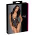Cottelli Party - cvjetni bodi (crni) - XL