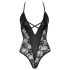 Cottelli Party - cvjetni bodi (crni) - XL