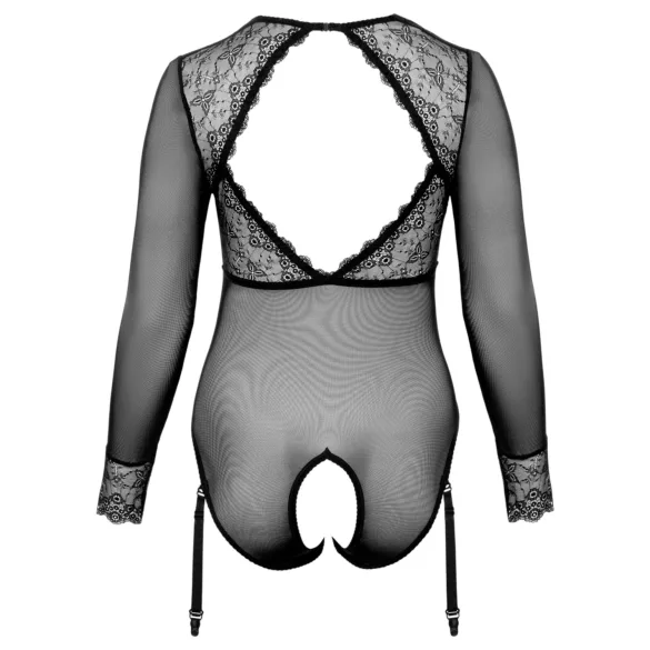 Cottelli Curves - prozirni body (crna)