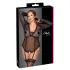 Cottelli Curves - prozirni body (crna) - 2XL