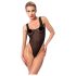 Noir - prozirni body (crni) - XL