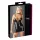 Cottelli - Sexy haljina s vezicama - sjajna crna - M