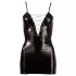 Cottelli - Sexy haljina s vezicama - sjajna crna - M