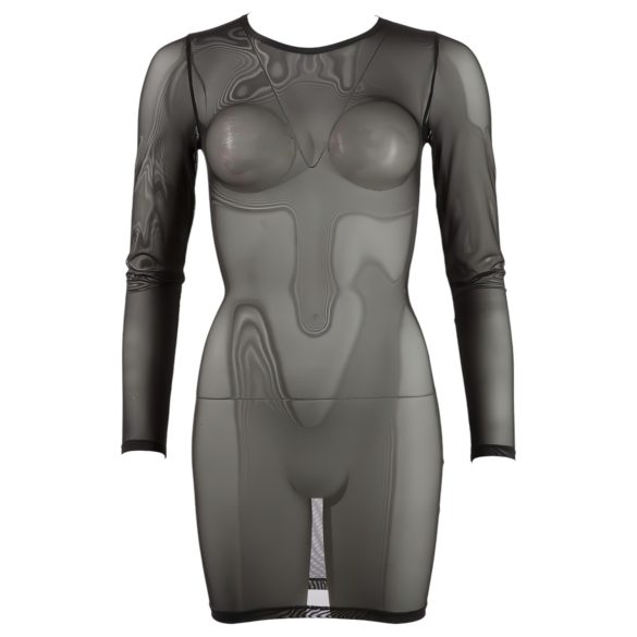 Cottelli - prozirna haljina - crna - XL