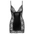 Noir - Mini haljina s prozirnim stranama (crna) - L