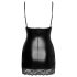 Noir - Mini haljina s prozirnim stranama (crna) - L