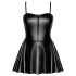 Noir Libido - crna mat mini haljina - L