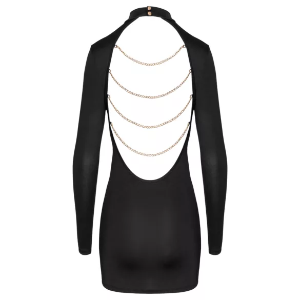 Cottelli - minihaljina s otvorenim leđima i lancem - crna