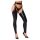 Noir - sjajne tajice - chaps (crne) - L