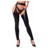 Noir - sjajne tajice - chaps (crne) - L