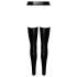 Noir - sjajne tajice - chaps (crne) - L