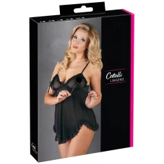 Cottelli - Babydoll s volanima - crna