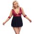 Cottelli Bondage Plus Size - crvena babydoll haljina - 3XL