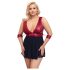 Cottelli Bondage Plus Size - crvena babydoll haljina - 3XL