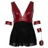 Cottelli Bondage Plus Size - crvena babydoll haljina - 3XL