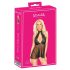 Kissable - babydoll s čipkom i ovratnikom - crna - L/XL