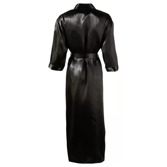 Cottelli - satenski ogrtač - crna - 2XL/3XL