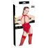 Black Level - otvoreni body s naramenicama (crveni) - XXL