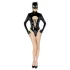 Black Velvets - body s dugim rukavima Batwoman - crni - M