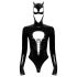 Crni Velvet - Batwoman crni body dugih rukava - L