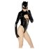 Crni Velvet - Batwoman crni body dugih rukava - L