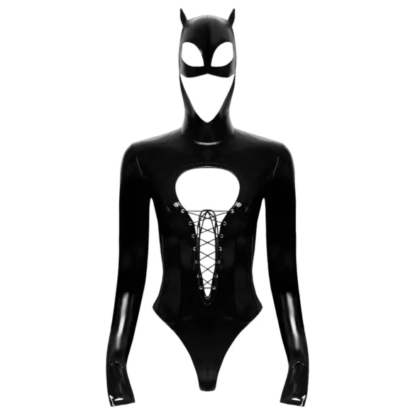 Black Velvets - body s dugim rukavima Batwoman - crni - XL