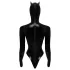Black Velvets - body s dugim rukavima Batwoman - crni - XL