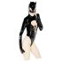 Crni Velvet - Batwoman crni body dugih rukava - XL