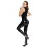 Black Level - sjajni kombinezon s patentom (crni) - L