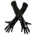 Black Level - sjajene crne rukavice - M