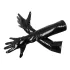 Black Level - sjajne lak rukavice - crne - XL