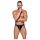 Black Level - jockstrap s patentnim zatvaračem (crni)