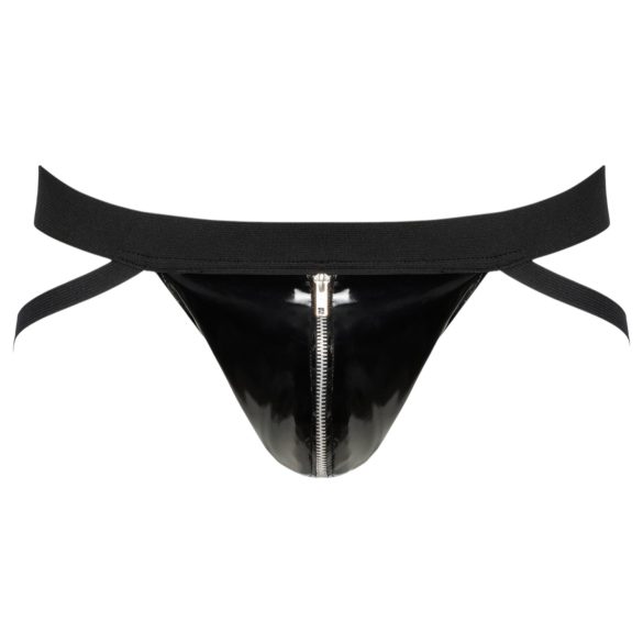 Black Level - jockstrap s patentnim zatvaračem (crni) - L