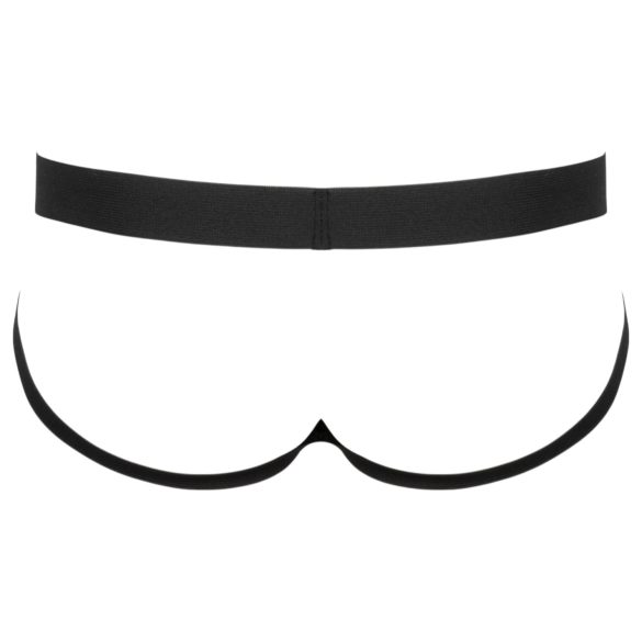 Black Level - jockstrap s patentnim zatvaračem (crni) - L