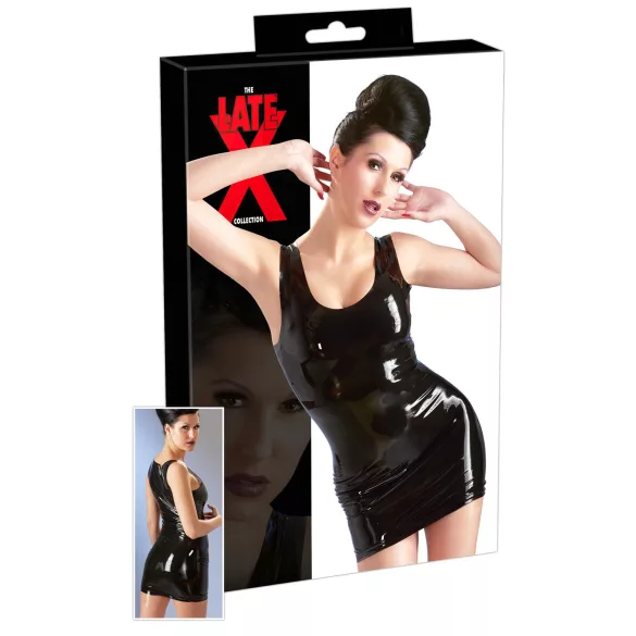 LATEX - minihaljina bez rukava - crna - L