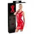 LATEX - mini haljina bez rukava - crvena - latex - XL