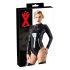 LATEX - dugorukavni ženski body (crna) - L