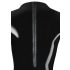 LATEX - dugorukavni ženski body (crna) - L