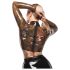 LATEX - prozirni latex gornji dio (prozirno-crna) - S-L