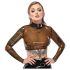 LATEX - prozirni latex gornji dio (prozirno-crna) - S-L