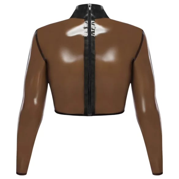 LATEX - prozirni lateks top - crna boja