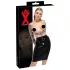 LATEX - crna midi suknja od lateksa - 2XL