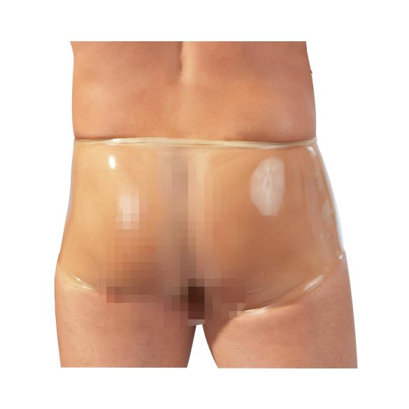LATEX - bokserice + penis rukavac (natur) - L/XL