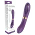 Funny Me Dual - vibrator s jezikom 2u1 na punjenje - ljubičasti