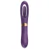 Funny Me Dual - vibrator s jezikom 2u1 na punjenje - ljubičasti