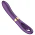 Funny Me Dual - vibrator s jezikom 2u1 na punjenje - ljubičasti