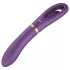 Funny Me Dual - vibrator s jezikom 2u1 na punjenje - ljubičasti